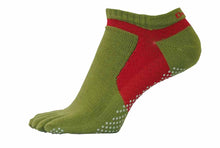 Load image into Gallery viewer, &lt;transcy&gt;Sneaker socks 5 fingers / olive 21 ~ 23cm&lt;/transcy&gt;
