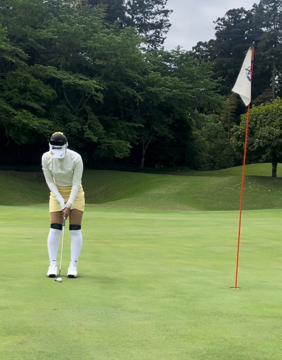 アーチサポート ニーハイソックス Enjoygolf 先丸 23~25cm